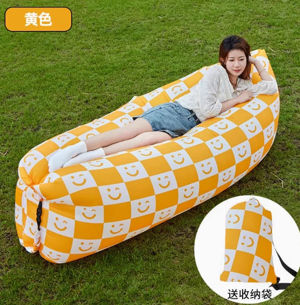 Beauty Design Bed Inflatable Folding Luxury Space Saving Portable Bed Camping Princess Sex Letto Matrimoniale Trendy Furniture