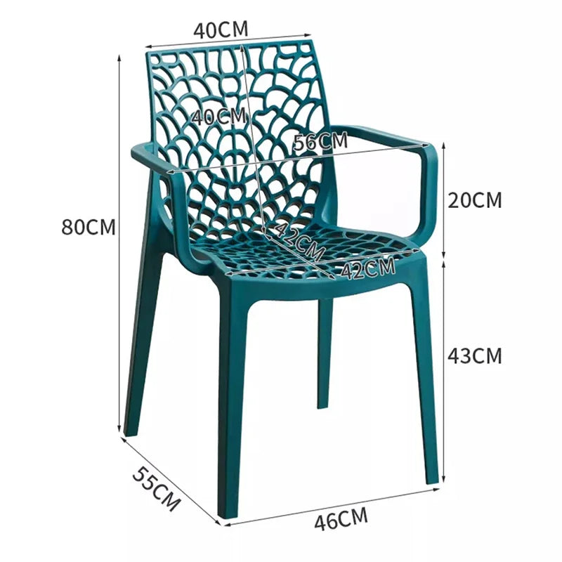 Designer Nordic Dining Chair Modern Originality Simple Plastic Dining Chair Kitchen Living Room Home Furniture Cadeira FYDC