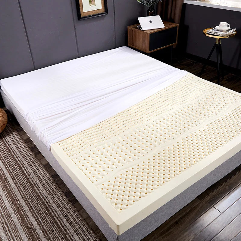 Thailand Natural 100% Latex Mattress With Cover Natural Rubber Pure Mattress Student Home Hotel Luxury Top Tatami Latex Mats