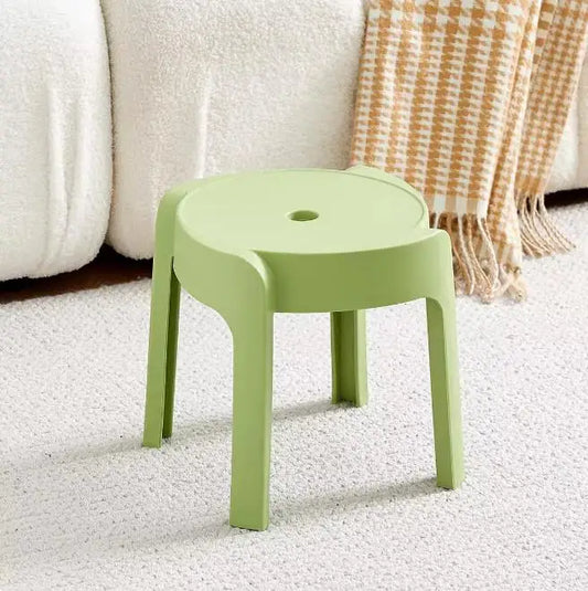 D25 Light Green Color Restroom Home Stool