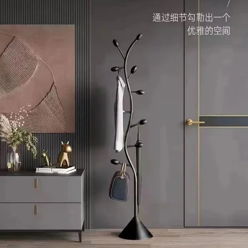 Black Minimalist Clothes Rack Metal Floor Bedroom Hangers Stand Clothes Rack Home Modern Perchero De Pie Hallway Furniture