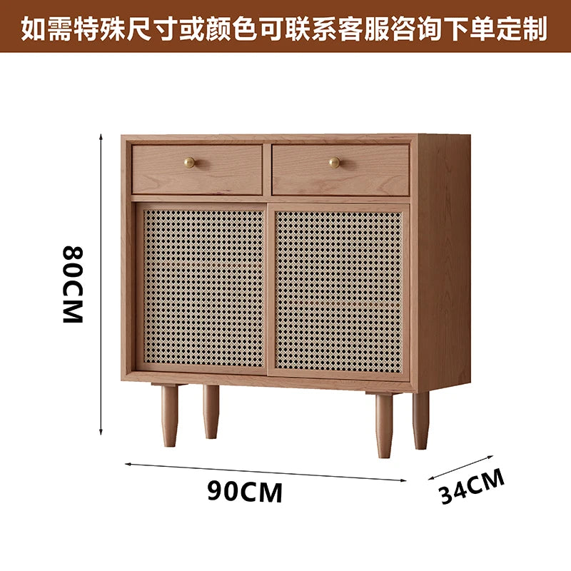 Aparador Mueble de Salón Organizador de Cocina Multifuncional Sala de Estar Armarios de Madera Alacena Mueble Completo Cucina Móvil