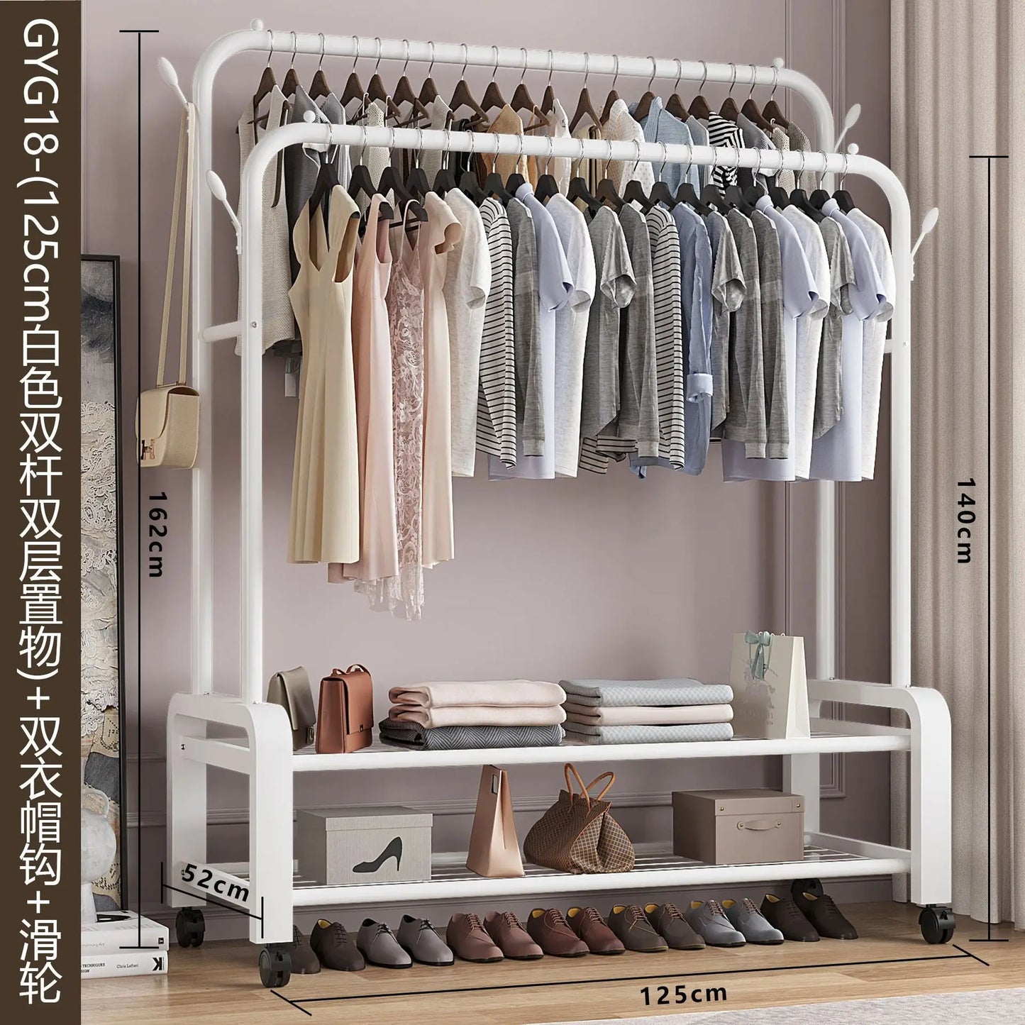 Armoire pliante avec canapés pour armoires de salon, portemanteaux pour meubles à chaussures muraux, cintres à mouchoirs, commodes