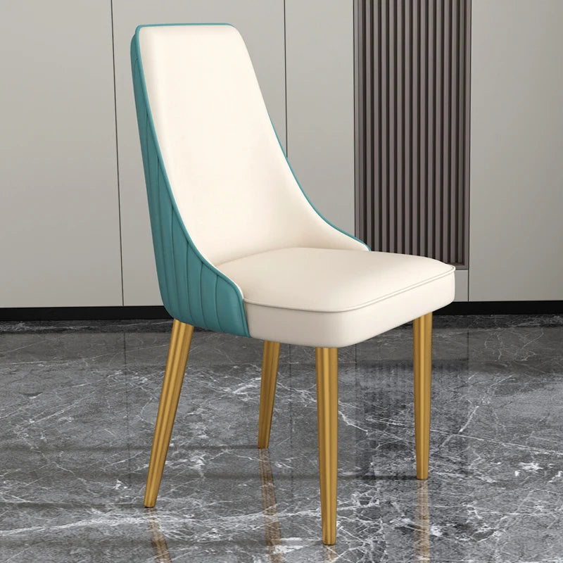 Waterproof Comfy Dining Chairs Modren Metal Legs Cushion Luxury Chair Designe For Bedroom Meuble Salon Italian Style Furniture