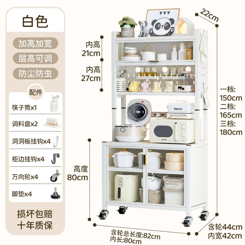 Iron Cabinet Folding Kitchen Melamine Metal Storage Central Island Complete Built-in Removable Drawers Corner Wood Furniture