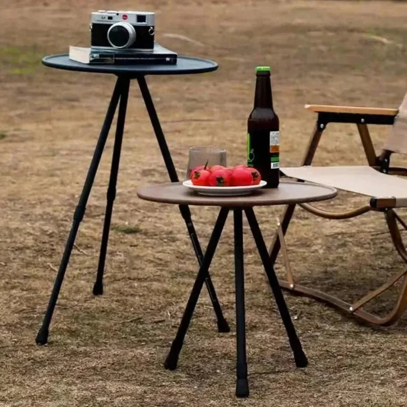 Petite table ronde d'extérieur pour camping, loisirs, table de pique-nique portable ultra légère, table basse, table à thé, table à manger