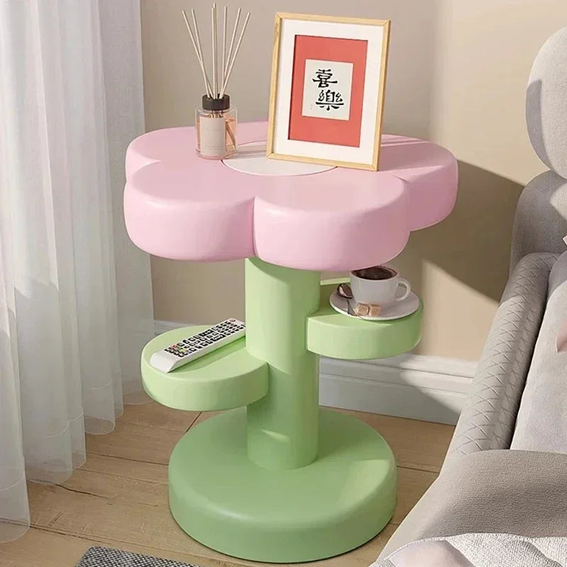 Jolie table de chevet pour chambre à coucher, salon, table à thé, bibliothèque, table basse, meubles de jardin pour enfants