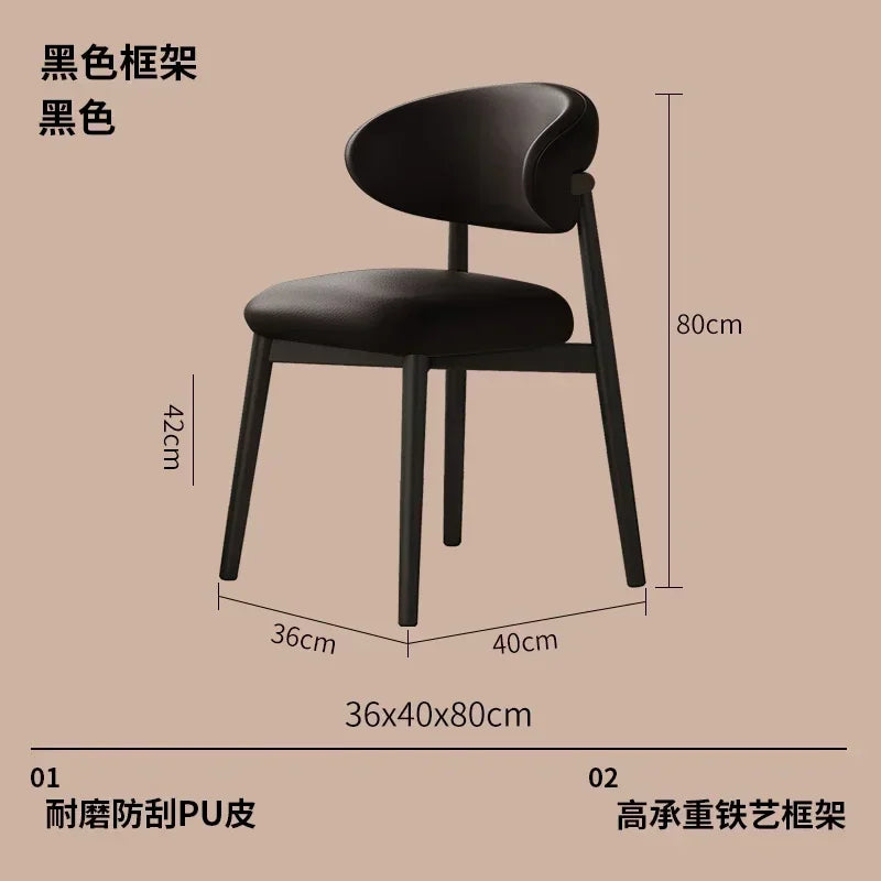 Chairs Living Room Dining Chair Dining Kitchen Furniture Home Relaxing Sets Hotel Cafe Chaises Wooden Juegos De Comedor Modern