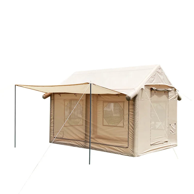 Tienda de campaña inflable para exteriores totalmente automática, tela Oxford, resistente a la lluvia, con protección solar, para actividades de pícnic y acampada al aire libre