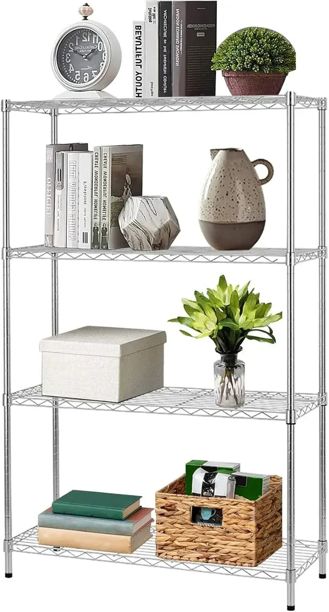 Wire Shelving Unit Storage Cart Metal Shelf Rolling Utility Cart 2100Lbs Capacity with Tier Casters Adjusta furniture sideboard