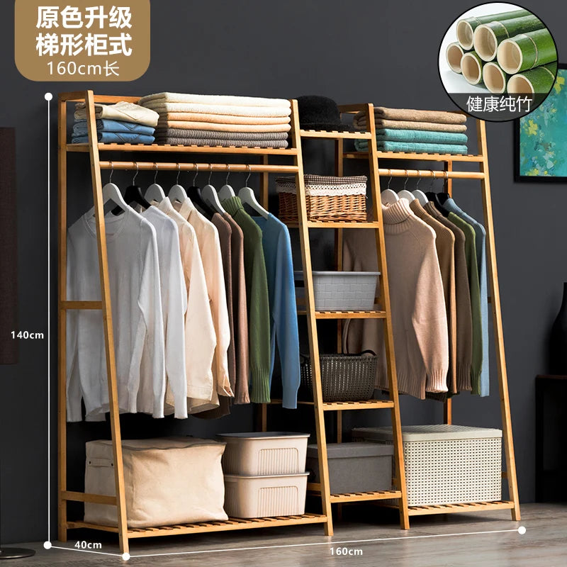 Standing Clothes Coat Racks Luxury Dress Organizer Minimalist Space Saving Wardrobes Living Room Porte Manteau Trendy Furniture