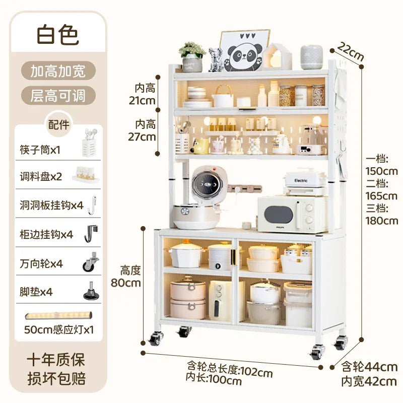 Iron Cabinet Folding Kitchen Melamine Metal Storage Central Island Complete Built-in Removable Drawers Corner Wood Furniture