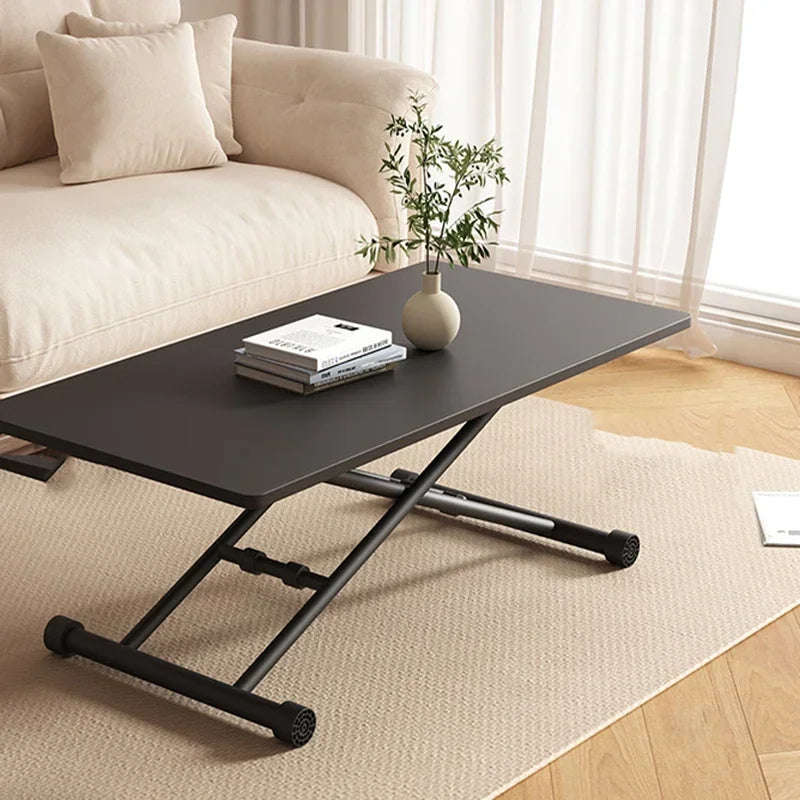 Small Folding Dining Table End Living Room Tea Simple Lifting Table, Multifunction Household Tablo Home Furniture