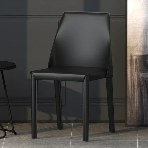 Chaises de salle à manger en similicuir, belles chaises de salle à manger de cuisine de luxe modernes, meubles nordiques européens Sillas De Comedor