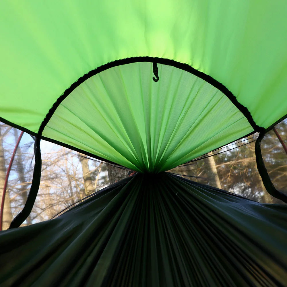 Hamac portatif de survie de sommeil de meubles suspendus extérieurs avec le matériel de camping de moustiquaire tente voyage pour le hamac de loisirs