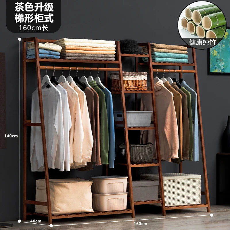 Standing Clothes Coat Racks Luxury Dress Organizer Minimalist Space Saving Wardrobes Living Room Porte Manteau Trendy Furniture