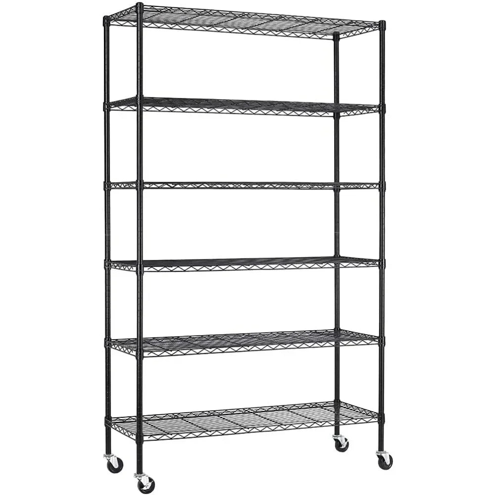 Wire Shelving Unit Storage Cart Metal Shelf Rolling Utility Cart 2100Lbs Capacity with Tier Casters Adjusta furniture sideboard