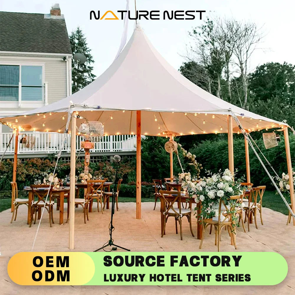 Canopy Pagoda Tent Prefabricated Steel Building Truss Tensile Membrane Structure Pvc Pinnacle TentsFor Wedding Park Landscape