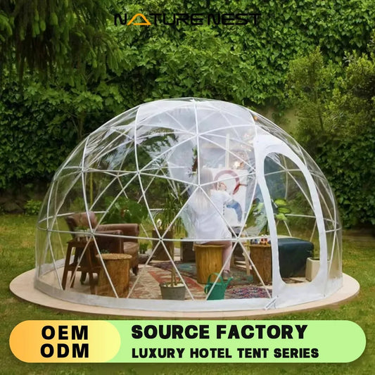 Transparent Dome Tent Igloo starry sky tent Thickened PVC spherical Outdoor camping Ideal for Weddings Camping Family Glamping