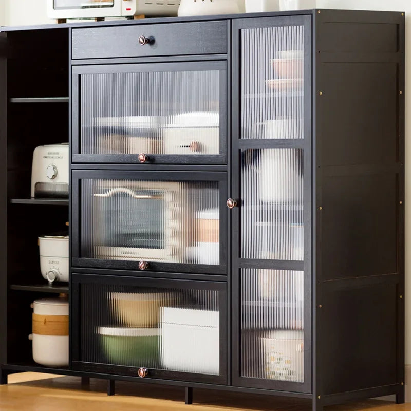 Buffet de maison Étagère de cuisine complète Armoire complète Ensemble de patio extérieur Vitrine Armoire d'angle à café Casier de rangement Meubles