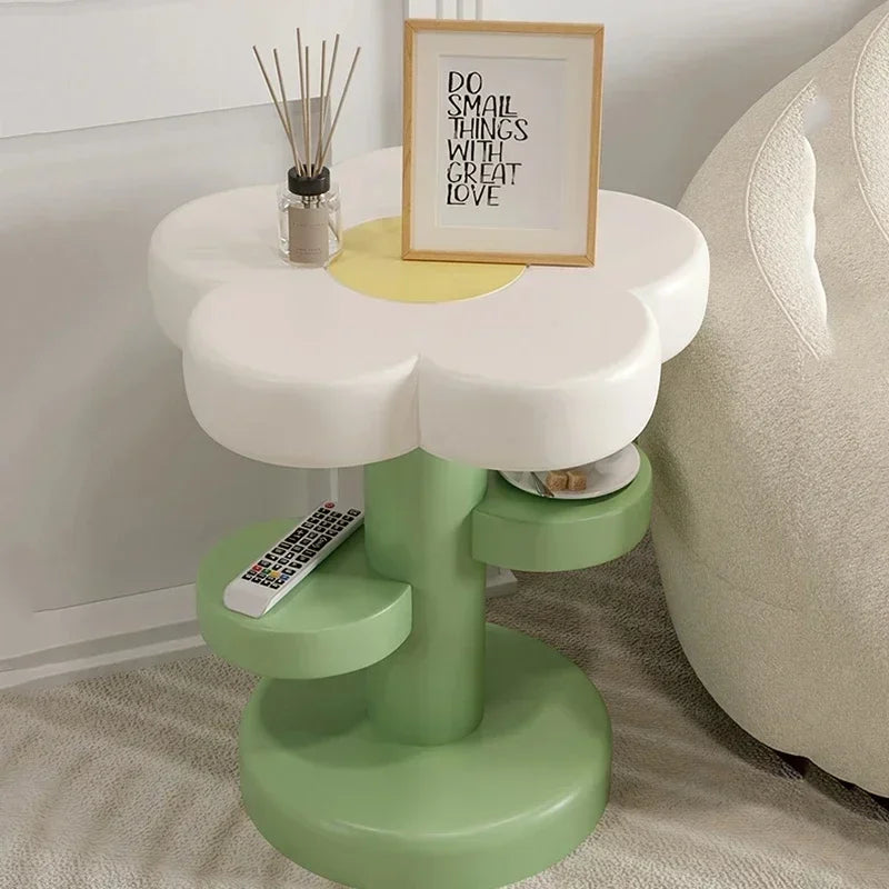 Jolie table de chevet pour chambre à coucher, salon, table à thé, bibliothèque, table basse, meubles de jardin pour enfants