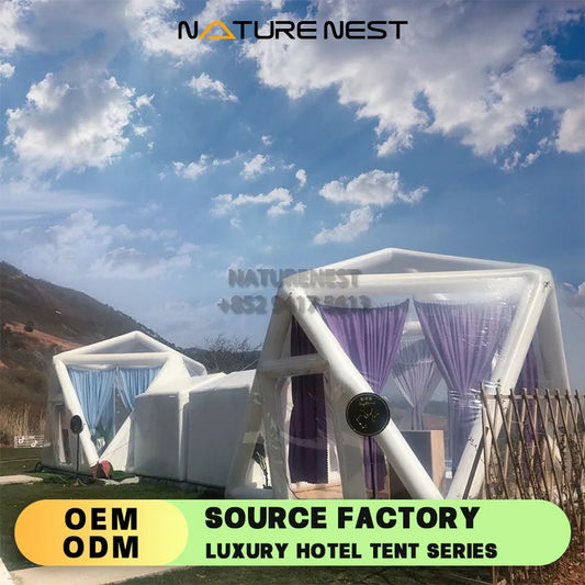 Transparent Bubble Hotel House Resort Scenic Spot Mobile Room Portable Camping PVC Tent  Inflatable Bubble Tent Holiday Villa