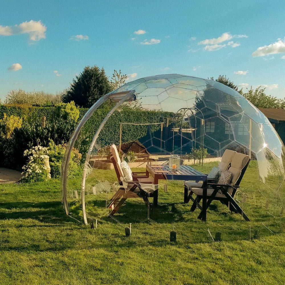 Transparent Dome Tent Igloo starry sky tent Thickened PVC spherical Outdoor camping Ideal for Weddings Camping Family Glamping