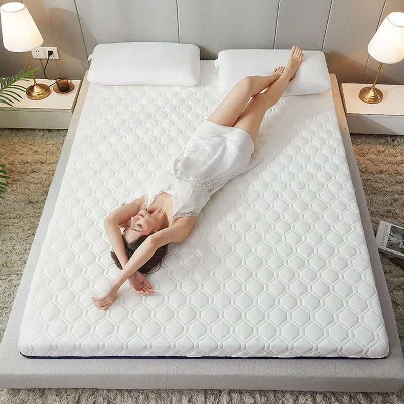 Matelas Tatami pliable épais en coton antidérapant pour la maison, le dortoir, l'hôtel, le lit simple ou double