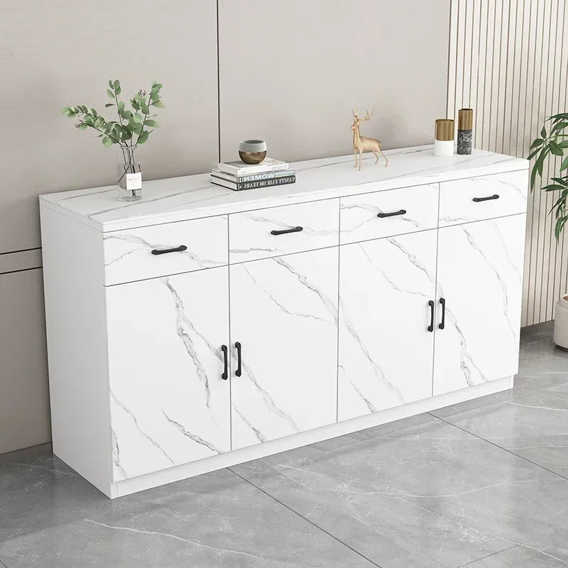 White Sheets Complete Cabinet White Storage Design Wooden Nordic Kitchen Cabinet Luxury Full Shelves Meuble Cuisine Furniture