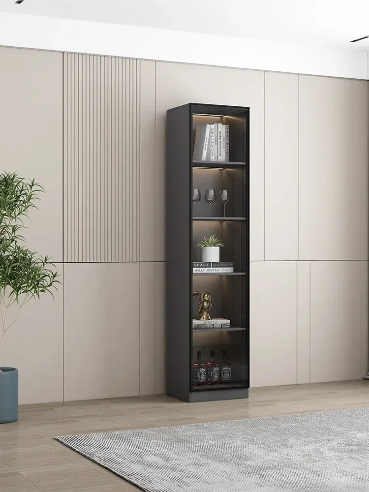 Grande armoire de cuisine, buffet, armoire de rangement de cuisine moderne, bar à vin, bar à café, armoire avec support à micro-ondes, îlots de buffet