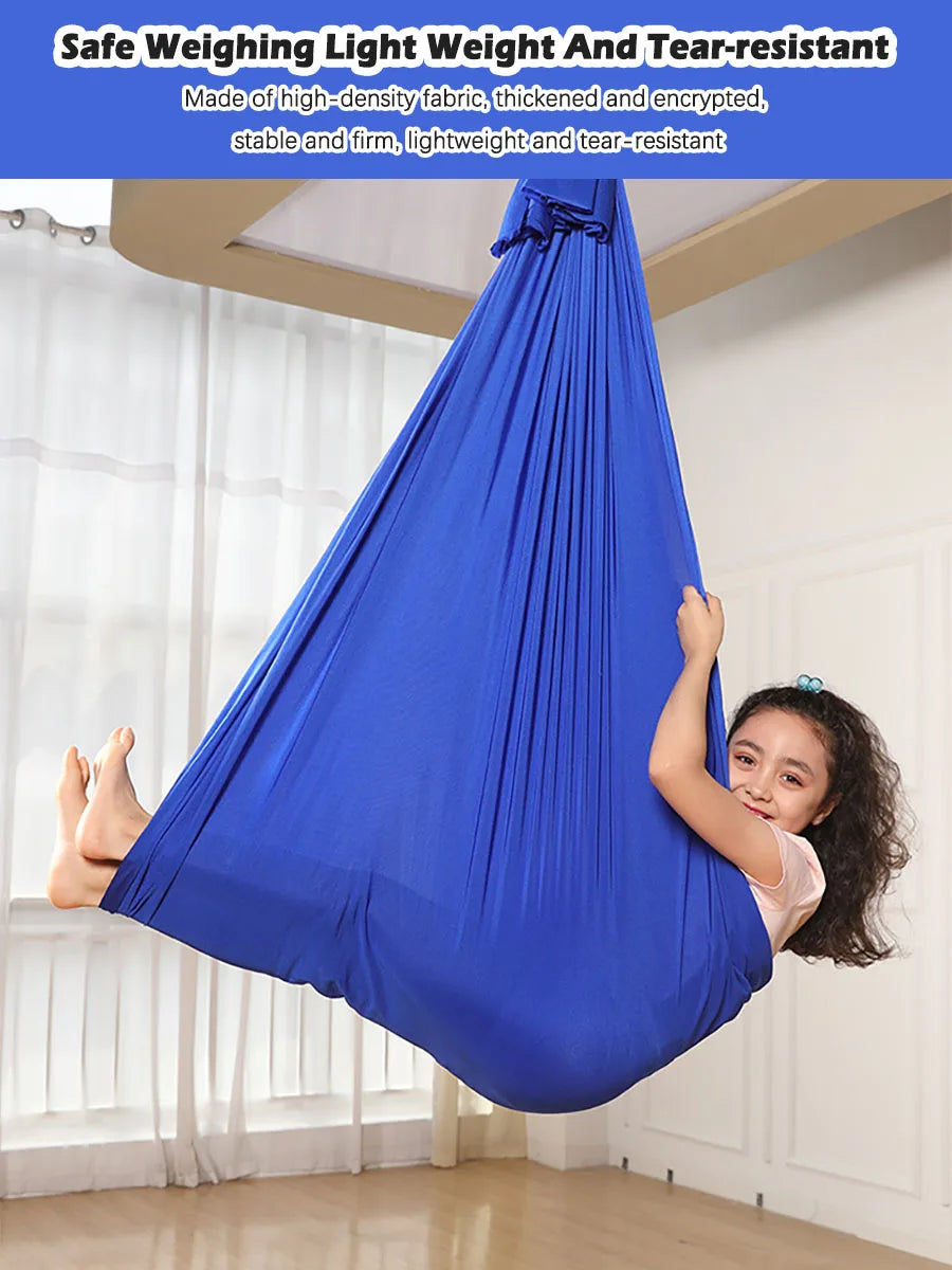 Swing Elastic Cuddle Hanging Hammock For Children's Child Chair  Garden Indoor Cocoon Chair Swinger Street Balcony Furniture Set