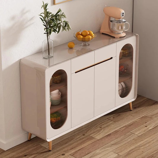 Storage Kitchen Cabinet Cupboard Design Modern Coffee Display Cabinet Filing Sideboard Mueble De Cocina Home Furniture CY50KC