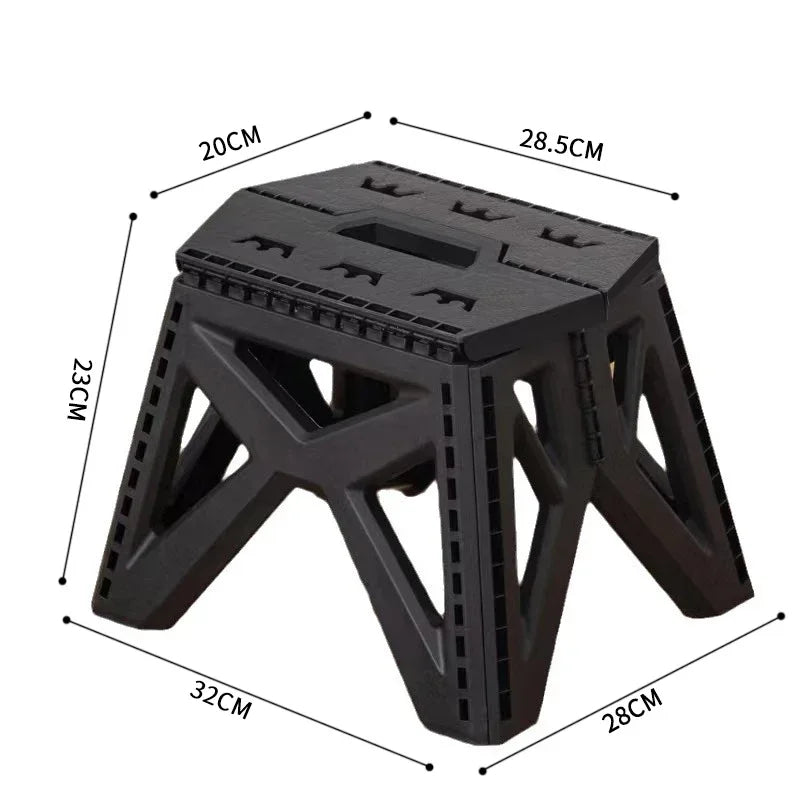 Camping Stool Outdoor Small Chair Portable Folding Bench High Load Bearing Durable Chairs Fishing Beach Stool Outdoor Furniture